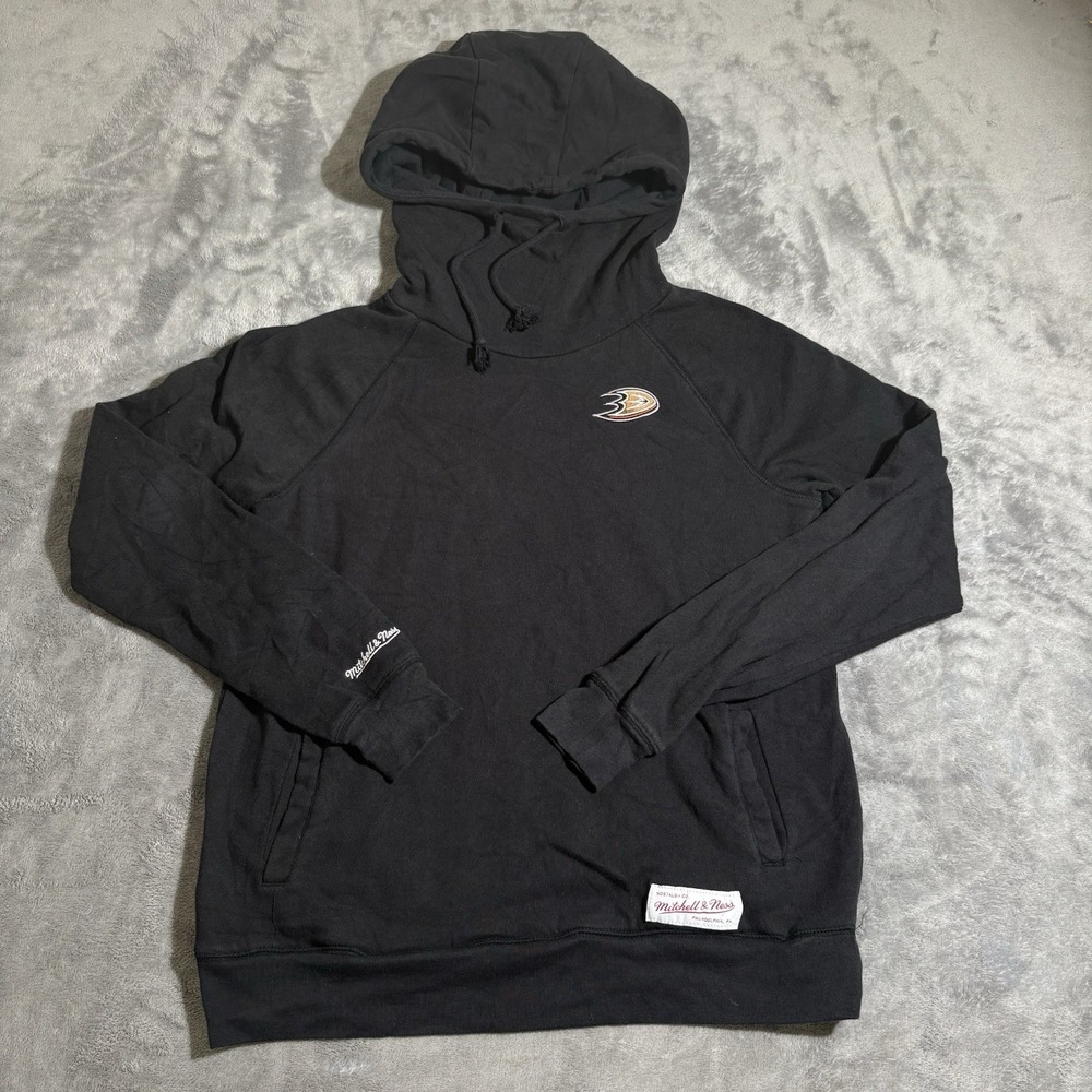 Womens Mitchell & Ness Anaheim Ducks Hockey Hoodie Sweater Medium